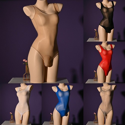 Tuta uomo body lucido - , olio