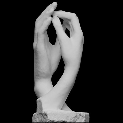 Statua scultura mani amore - scultura,