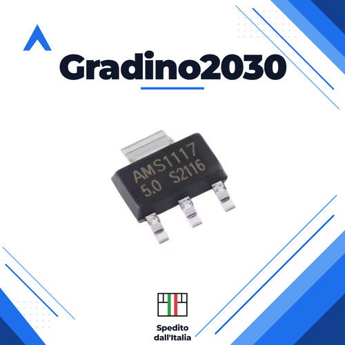 Ams1117 sot 223 regolatore - 5v,