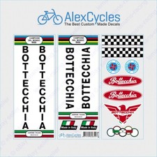 Raro kit adesivi decalcomanie restauro per primi Bottecchia vintage + omaggio OMAGGIO