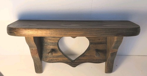 Mensola parete legno con - mensola,