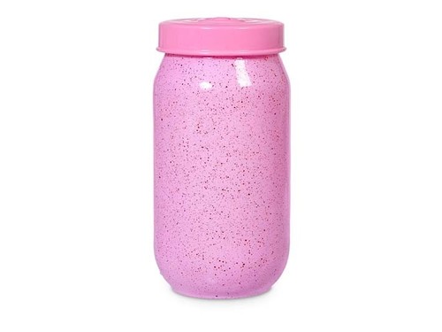 Barattolo vetro rosa - in, 1