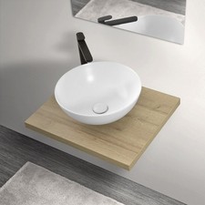 Mensola porta lavabo rovere