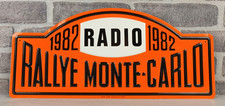 RALLY MONTECARLO 1982 - TARGA