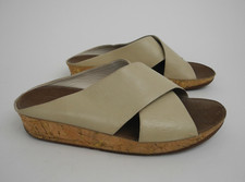 Ciabatte Ergonomia Donna FITFLOP LULU Zeppa Sughero/Pelle Cross Beige 42-28M