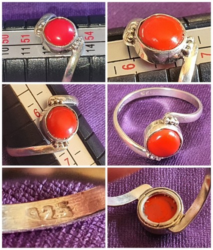 Anello corallo rosso - 💍, 🔴