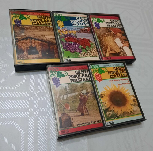 Lotto musicassette canti - lotto,