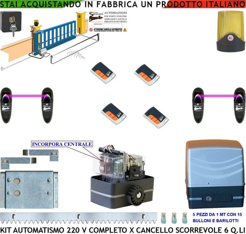 Cancello elettrico scorrevole - cancello,
