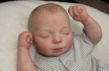 Reborn Twin Miya addormentata con certificato di autenticità