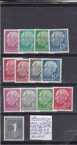 Germania bundespost 1960 mnh - 1960,