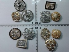 1 lotto bottoni gioiello