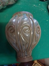 Lampada Lucerna applique veneziana ferro vetro soffiato trasparente 27 cm circa