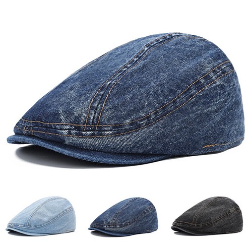 Cappello uomo denim berretto