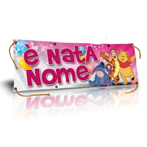 Banner striscione nascita - striscione,