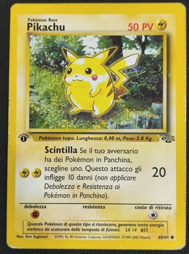 Pokemon pikachu jungle - 60/64,