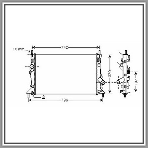 Radiatore volvo s40 - radiatore,
