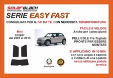 Pellicole Oscuranti Vetri Mini Cooper dal 2007-13 kit posteriore EASY FAST