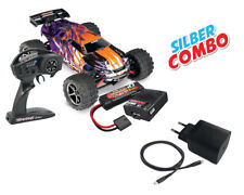 Traxxas E-Revo 1:16 viola puro VXL RTR brushless argento combo TRX71076-8-...