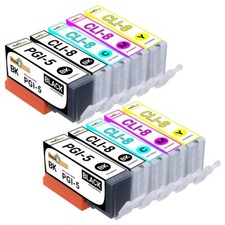 10PK PGI-5 CLI-8 BCMY Ink Set