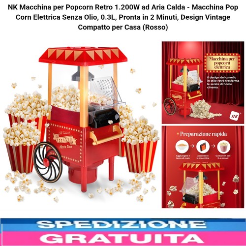 Macchinetta per popcorn - macchinetta,