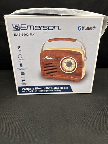 Emerson radio retrò portatile - emerson,
