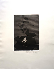 Hans Richter - Incisione con estroflessione . Opera firmata a mano dall'artista.
