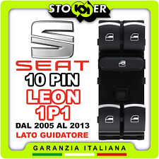 Pulsantiera lato guida Alzacristalli Interruttori Vetri per SEAT LEON 1P1 10PIN