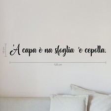 Adesivo Napoli frasi citazioni