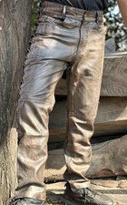 Pantalone moto uomo pelle