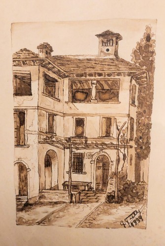 Casa della pergola salita - casa, pergola,
