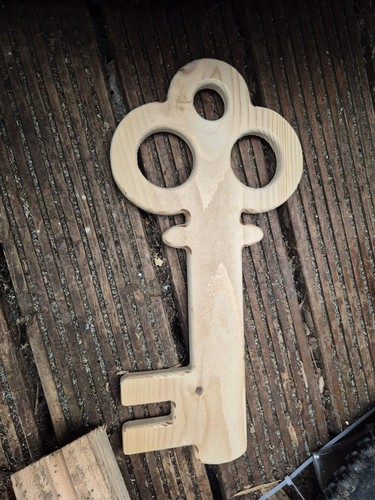 Chiave grande vintage - , legno