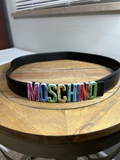 Cintura Moschino in pelle