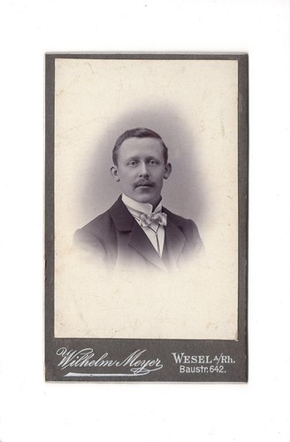 Foto cdv ritratto uomo - uomo,