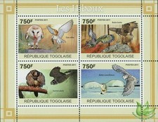 Owls Stamp Bird Tyto Alba