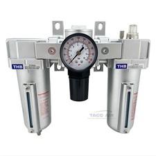 Regolatore filtro compressore 1/2" NPT FRL LUBRIFICATORE COMBO ARIA COMPRESSA