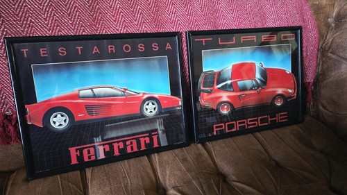 Coppia grandi stampe vintage