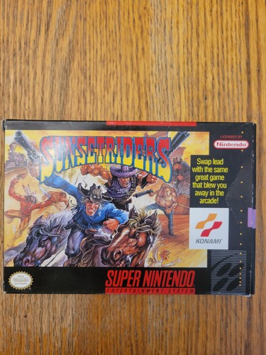 Sunset riders snes super - sunset,