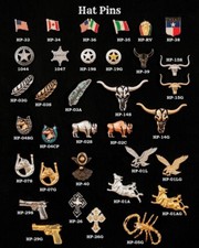 Western hat pins - hat,
