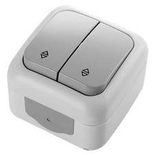 Viko Palmiye Scatola da Parete Ambiente Umidificato IP54 Interno & Doppio