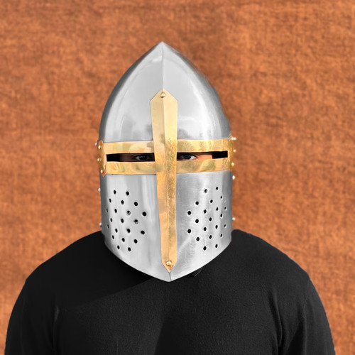 Elmetto crociato templare - ,