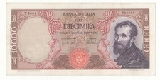 10000 LIRE MICHELANGELO DECR
