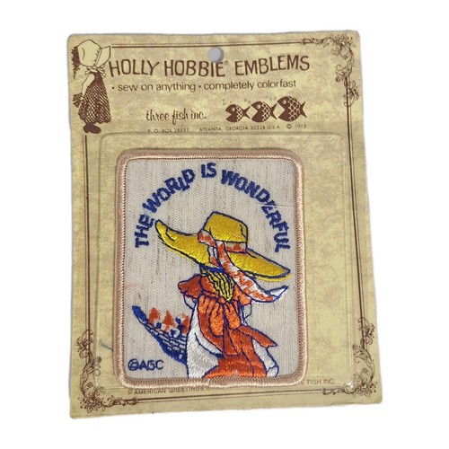 Patch vintage 1973 holly - patch,