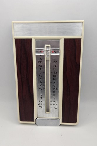 Vintage flip up index - a-z,