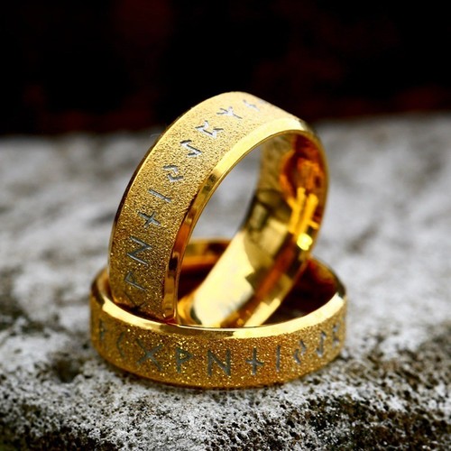 Anello runa vichinga vintage