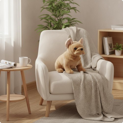 Cagnolino francese peluche - cagnolino,