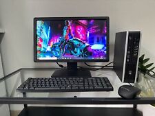 COMPUTER PC MINI HP SSD +MONITOR DELL 19" WINDOWS 10 PRO A SCELTA W7 32/64 W8 XP