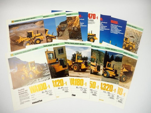 Depliant komatsu wa100 - 15, da