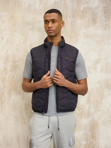 Smanicato jacket blauer gilet - smanicato,