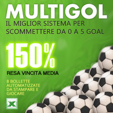 sistema scommesse multigol