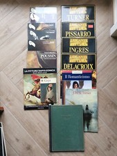 Lotto stock libri e riviste arte: Renoir, Turner, Goya, Pissarro, Canova... 